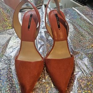 Zara Orange Women's Heels